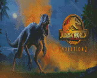 Jurassic World Camp Cretaceous Evolution 2 Diamond Paintings