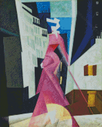 Lady In Mauve by Feininger Diamond Paintings