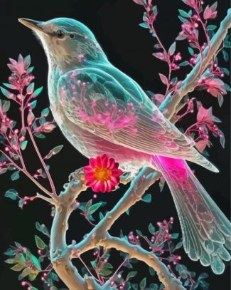 Aesthetic Floral Bird Diamond Paintings