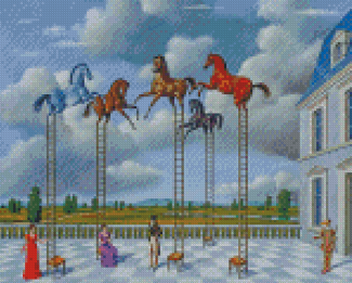 Aesthetic Horses By Olbinski Diamond Paintings