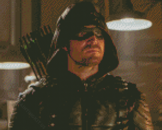Arrow Oliver Queen Character Diamond Paintings