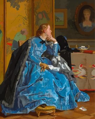 A Duchess By Alfred Stevens Diamond Paintings