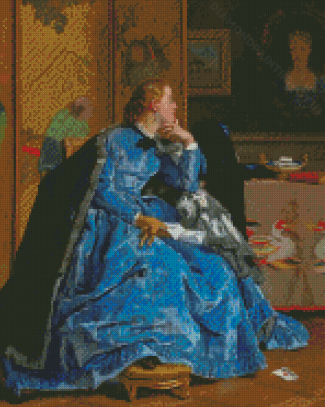 A Duchess By Alfred Stevens Diamond Paintings