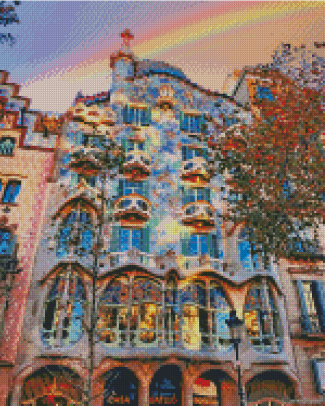 Aesthetic Casa Batllo Gaudi Diamond Paintings