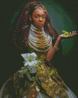 African Princess Diamond Paintings