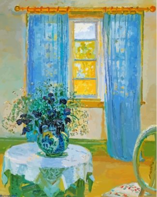 Anna Ancher Interior With Clematis Diamond Paintings