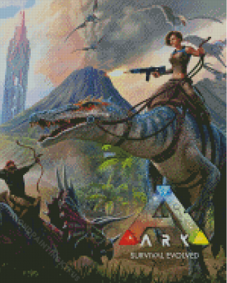 Ark Survival Evolved Game Diamond Paintings