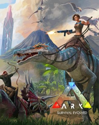 Ark Survival Evolved Game Diamond Paintings