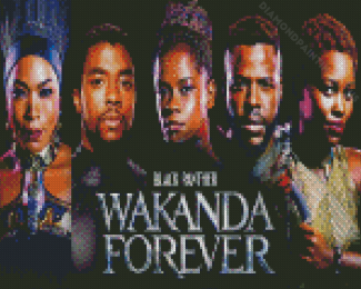 Black Panther Wakanda Poster Diamond Paintings