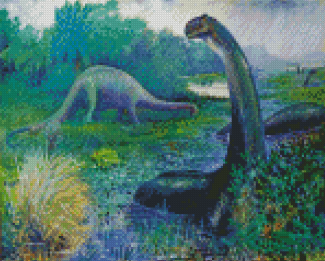 Brontosaurus Art Diamond Paintings
