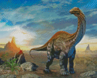Brontosaurus Animal Diamond Paintings