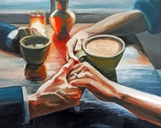 Coffee Couple Diamond Paintings