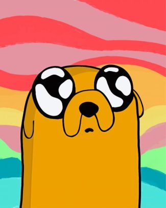 Cute Jake The Dog Adventure Time Diamond Paintings