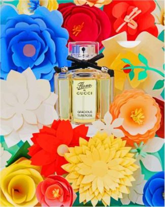 Gucci Perfume And Flowers Art Diamond Paintings