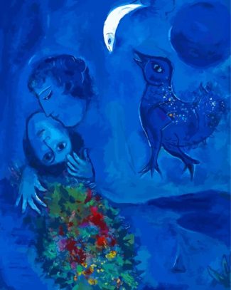 Marc Chagall Blue Landscape Diamond Paintings