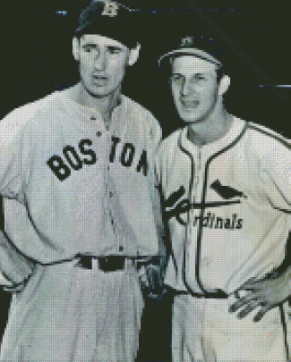 Stan Musial And Ted Williams Diamond Paintings