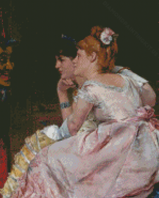 The Japanese Mask By Alfred Stevens Diamond Paintings