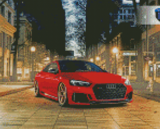 Audi S5 In The Street Diamond Paintings