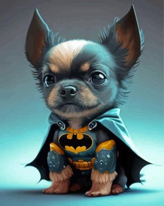 Bat Dog Diamond Paintings