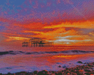 Beautiful Brighton Sunset Diamond Paintings
