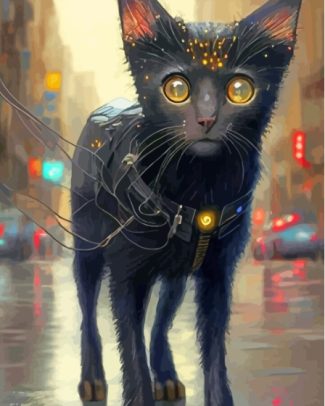 Black Cat Diamond Paintings