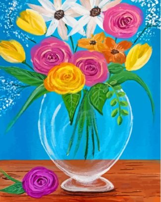 Cool Flower Vases Diamond Paintings