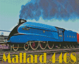 Mallard Train Poster Diamond Paintings