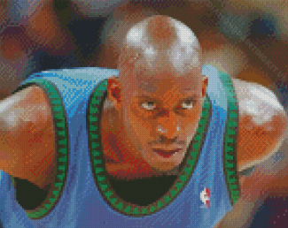 The Basketball Player Kevi Garnett Diamond Paintings