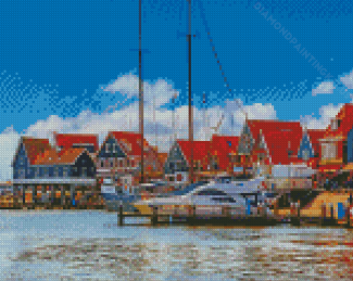 Volendam Harbour Diamond Paintings