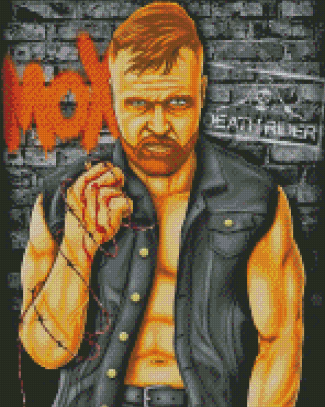 Wrestler Jon Moxley Diamond Paintings