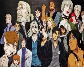 Gangsta Anime Characters Diamond Paintings