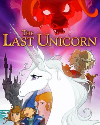Last Unicorn Poster Diamond Paintings
