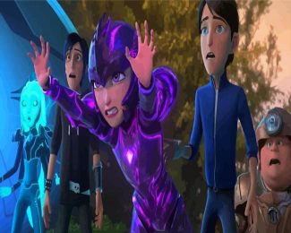 Trollhunters Rise Of The Titans Animated Movie Characters Diamond Paintings
