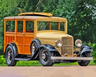 1932 Ford Classic Car Diamond Painting