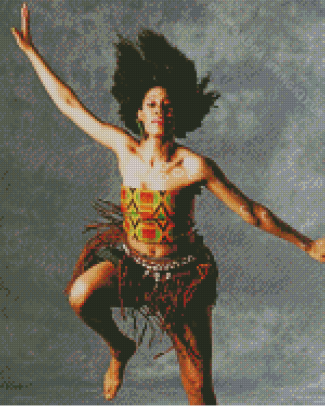 African Dancer Diamond Painting