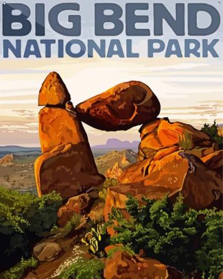 Big Bend National Park Poster Diamond Painting