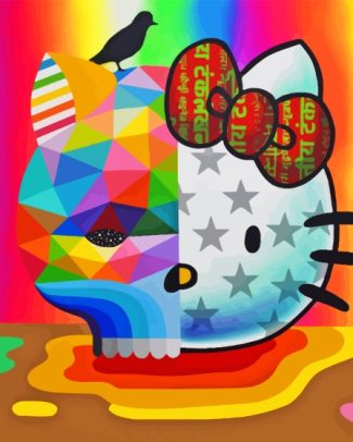 Hello Kitty Skull Diamond Painting