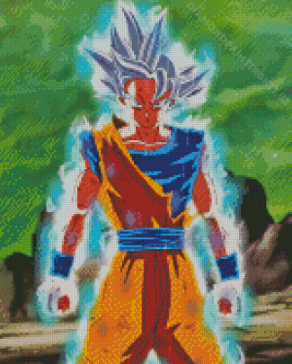 Mui Goku Dragon Ball Z Diamond Painting