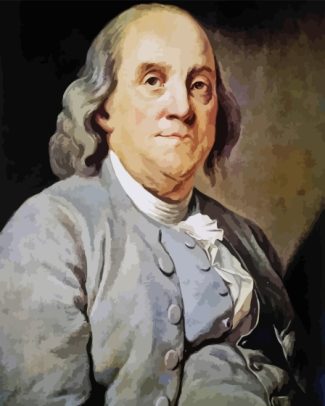 Portrait Of Benjamin Franklin Diamond Painting