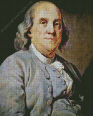 Portrait Of Benjamin Franklin Diamond Painting